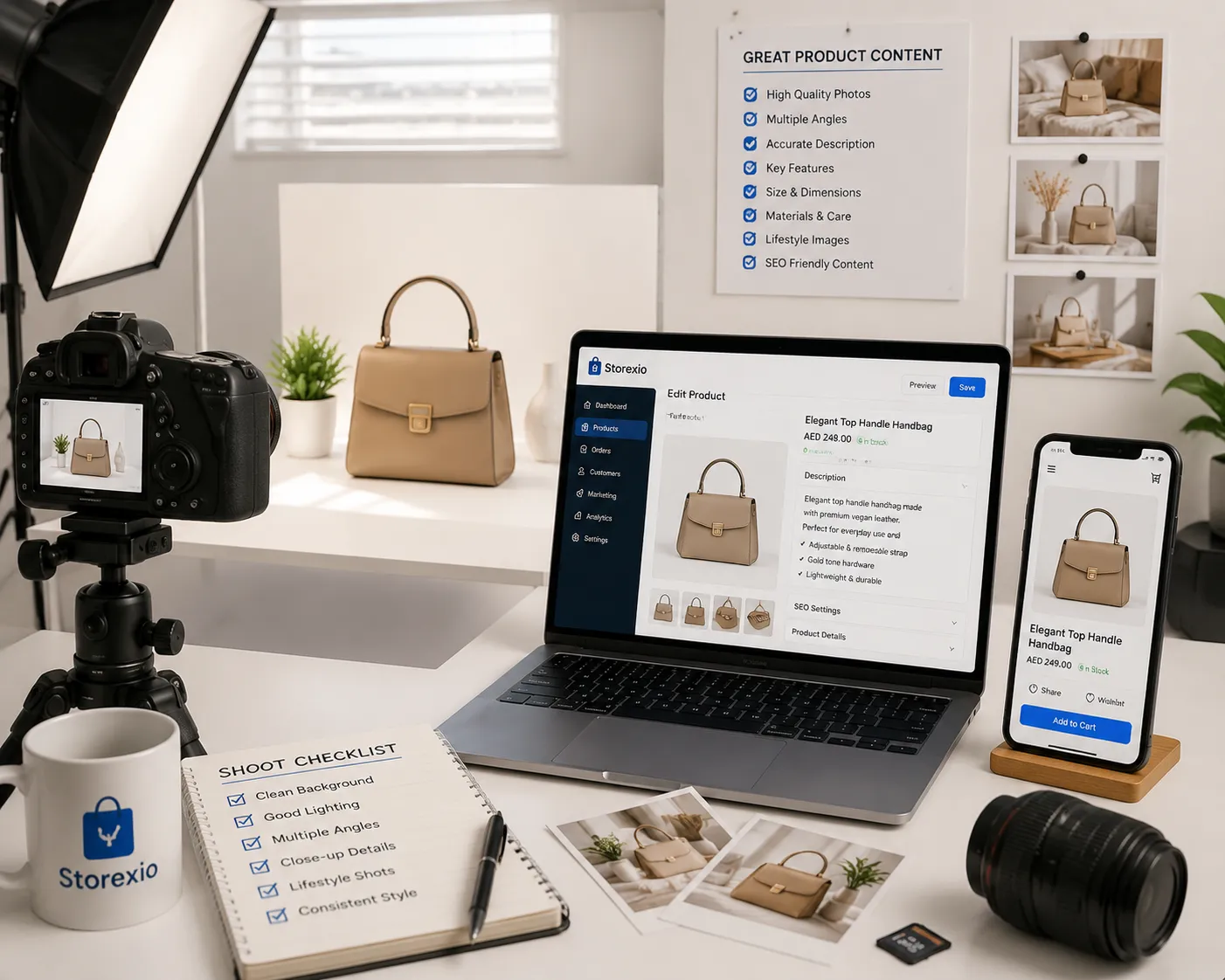 Product Photography and Content