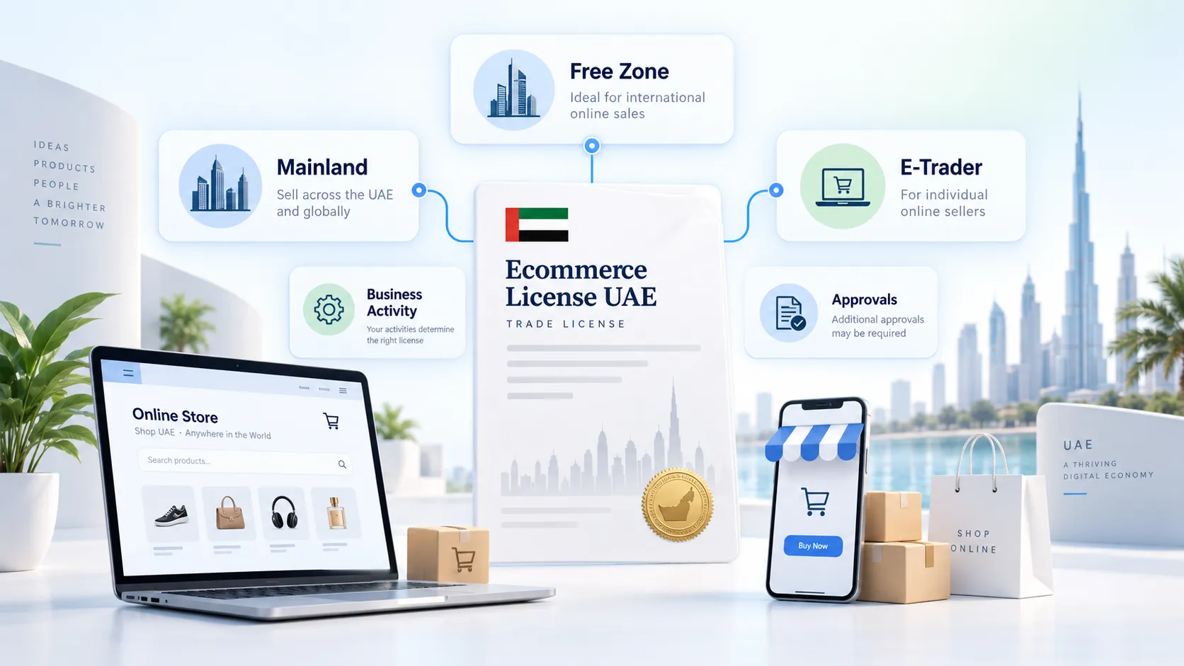 What Type of Ecommerce License Do You Need in the UAE?