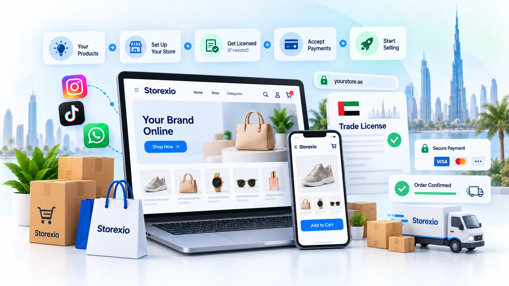 How Storexio Helps You Launch the Ecommerce Side of Your Business