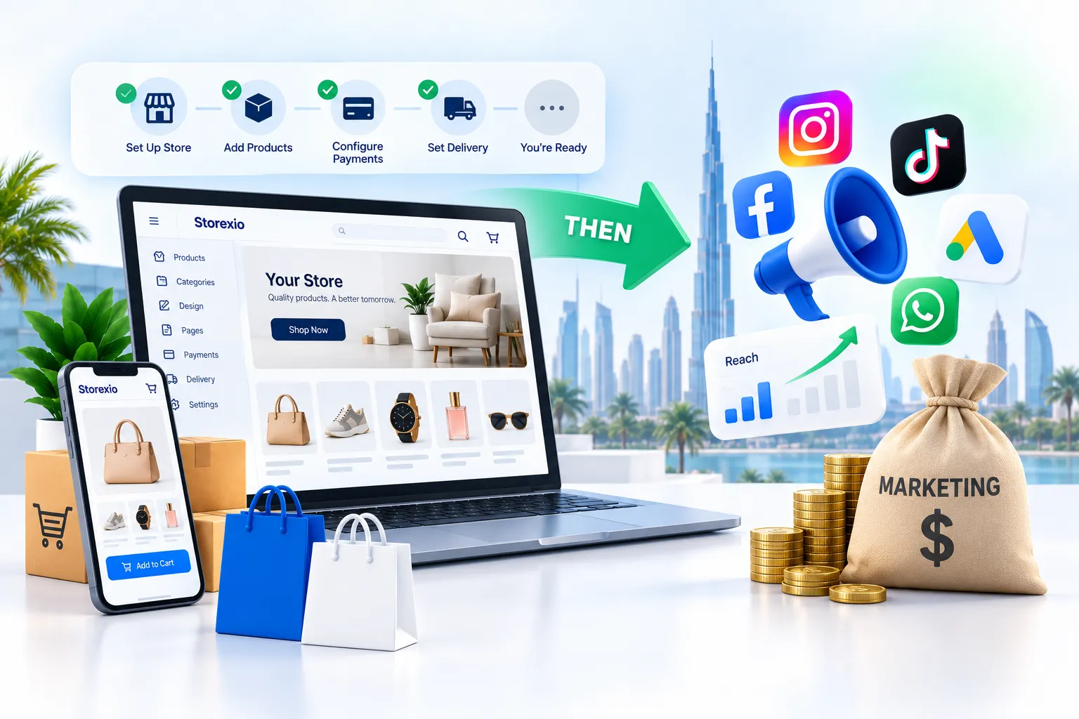 Build the Store Before Spending Heavily on Marketing
